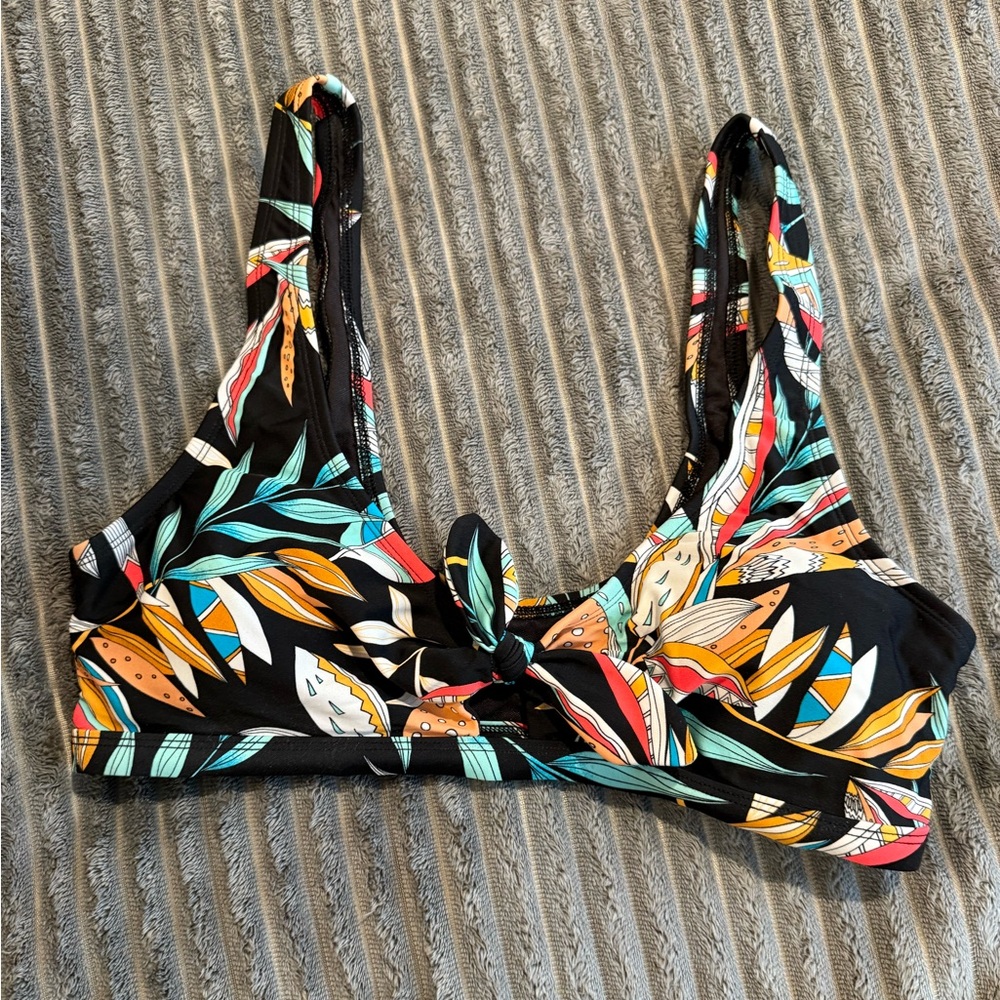 Colorful Leaf Print Bikini Top by Body Glove